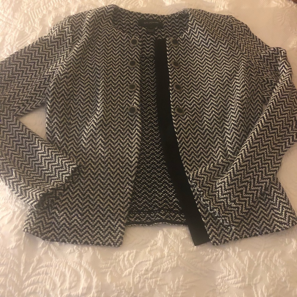 St. John’s sweater jacket